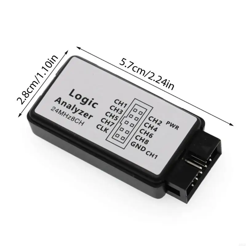 24MHz USB Logics Analysers 8 -Kanal für Schaltungsdebugging Embedded Development A0KF