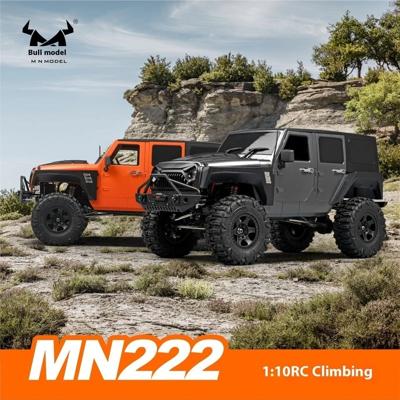 

Mangniu Mn222 полномасштабный четырехколесный альпинистский автомобиль 1:10 профессиональный 2,4 г Rc двухскоростной внедорожник модель игрушка в подарок