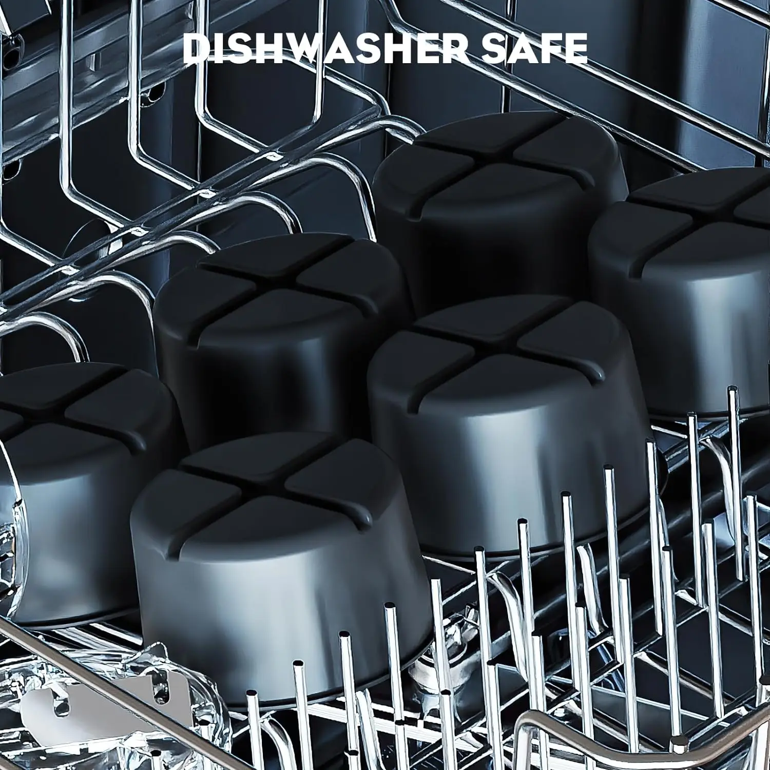 newKitchenAid KSIA4IM Plastic Ice Mold Accessory for KitchenAid Shave Ice Attachment, Black Reusable Plastic Ice Molds with Lids