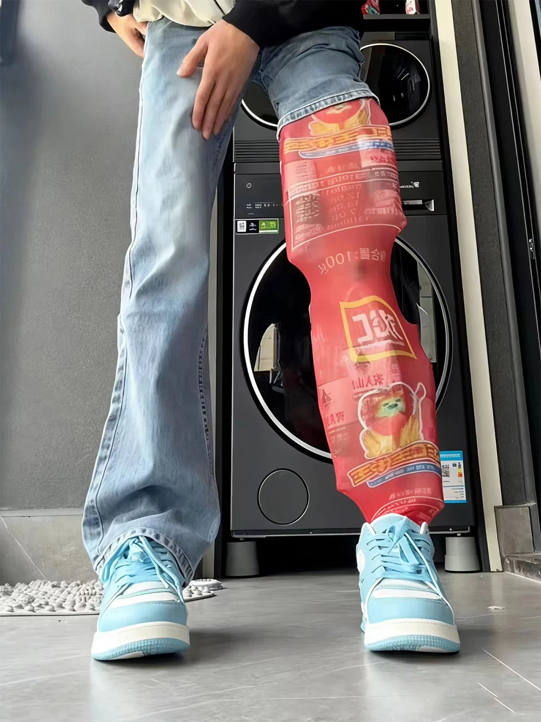 

Slimming Blue Jeans Men's Bootcut Straight Leg Jeans American Vibe Casual Wear Resistant Daily Comfortable Fit Jeans