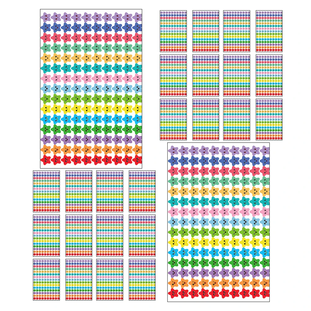 

Reward Stickers Students Classroom Teacher Appreciation Five Adhesive Scrapbook Decoration Packaging Craft Project