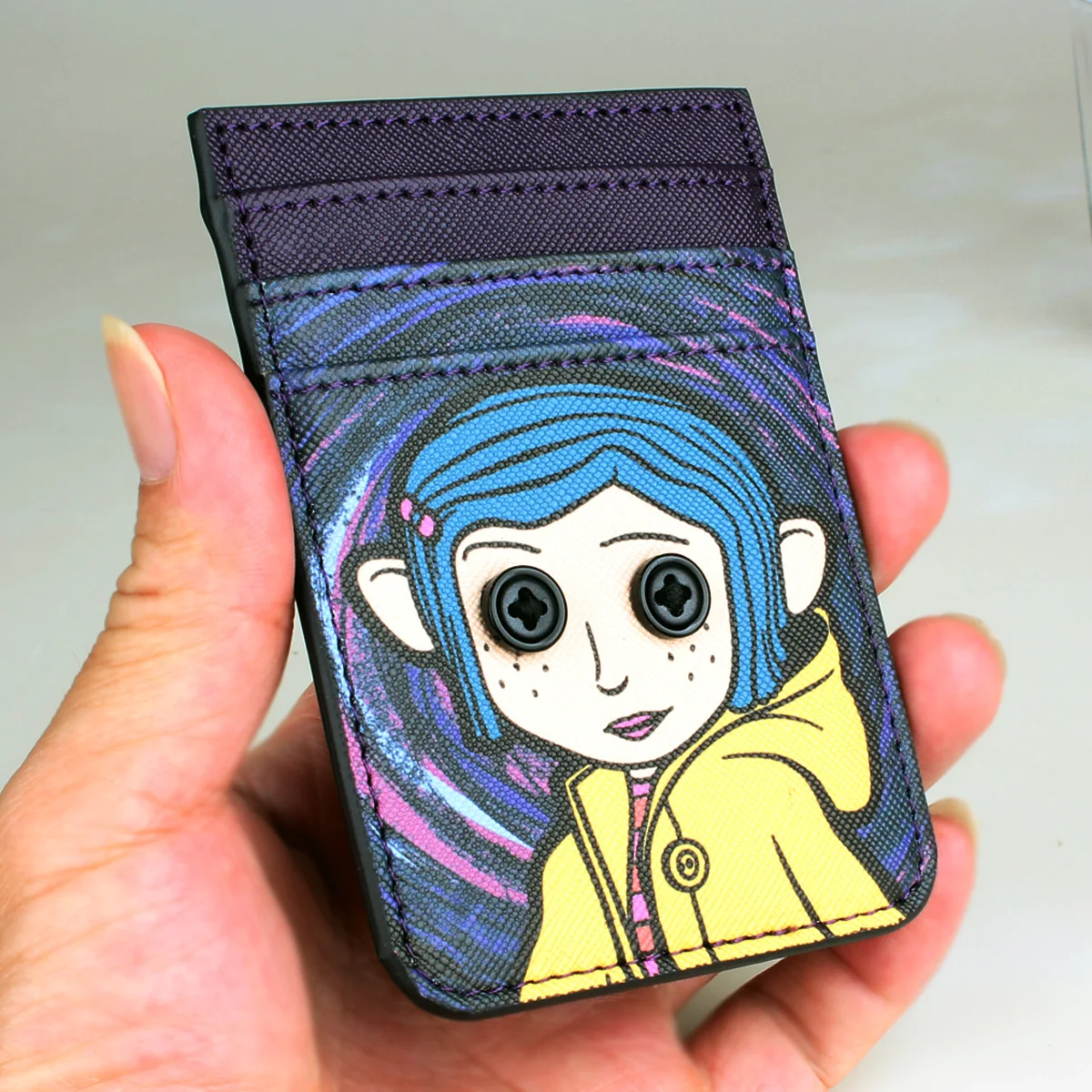 High quality cute ladies' credit card holder, fashionable girls' ID card ID window
