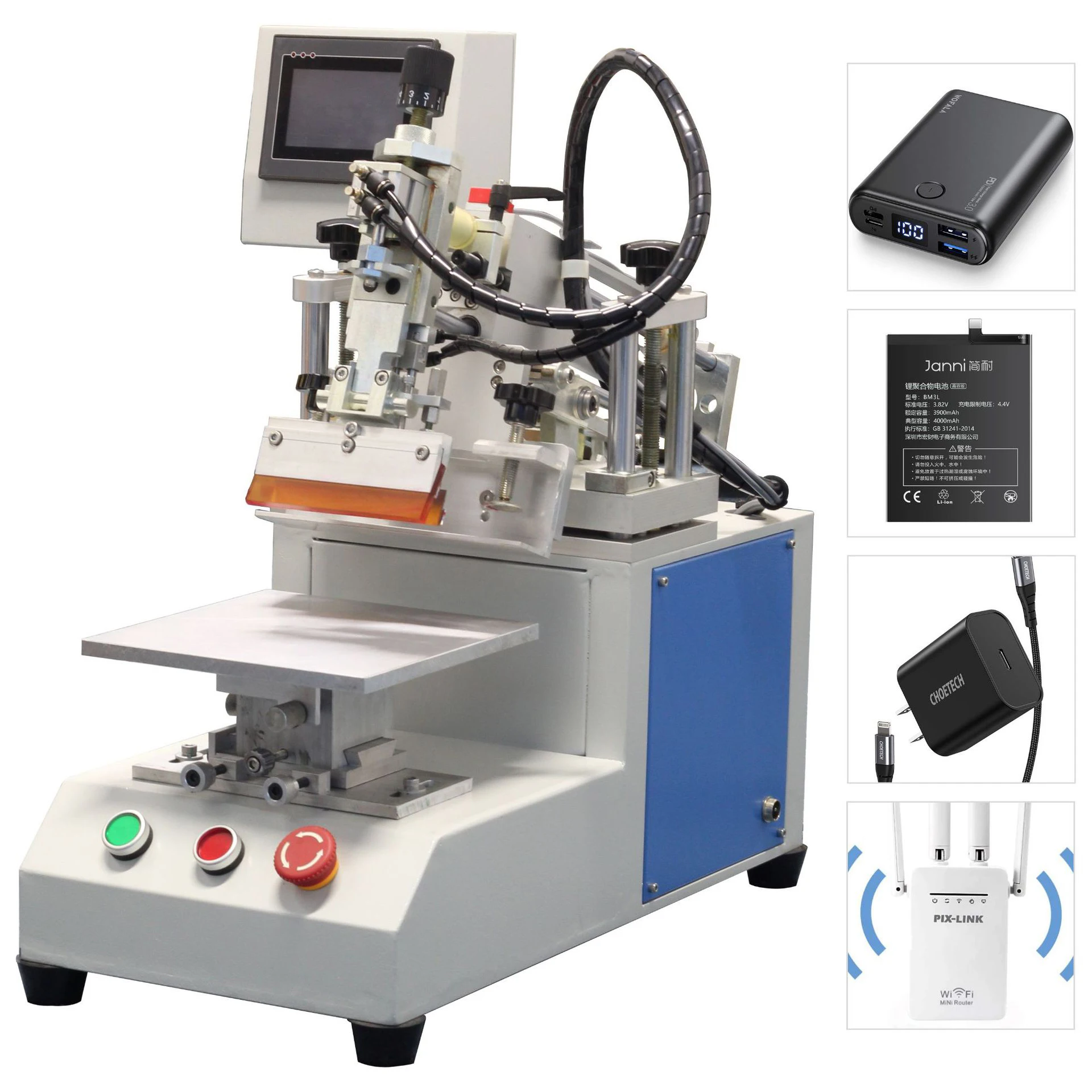 Semi Automatic Plastic Hardware Acrylic Screen Printer Sunglasses Shoe Pad Silk Printing Machine