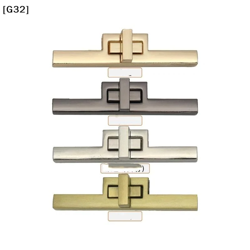 Premium Alloy Metal  Lock Clasps With Multiple Finishes Rustproof Durable Perfect For DIY Leathercraft Handbag Purse Making[G32]