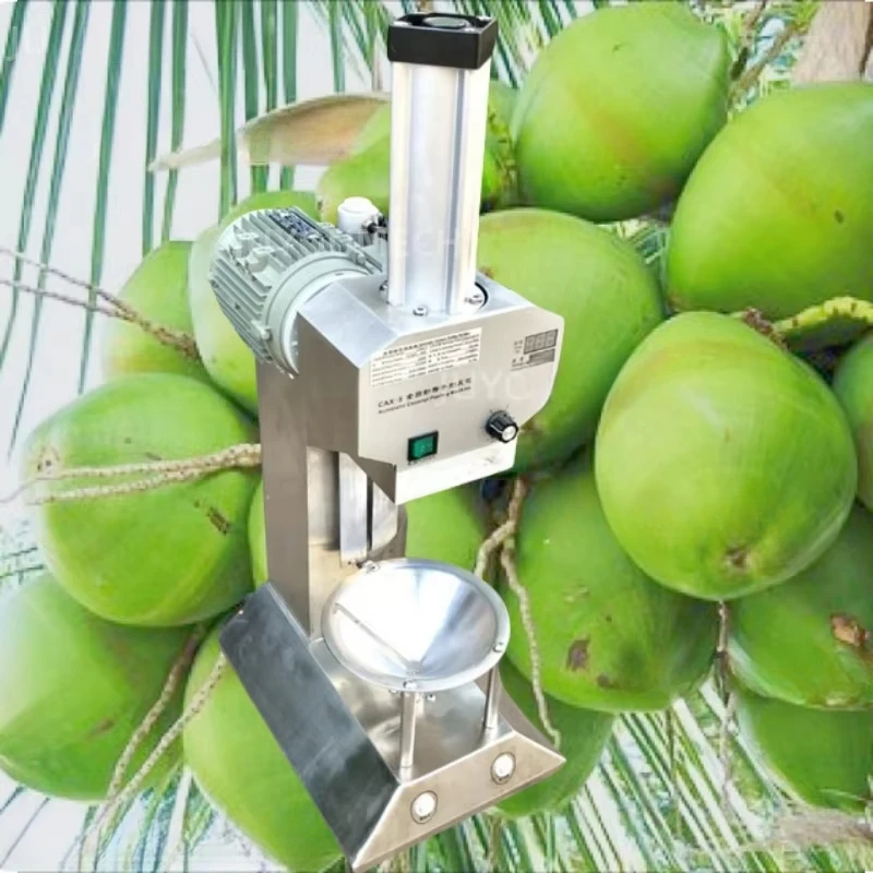 coconut cut juyou commercial automatic manual dry coconut brown s kin shelling peeler fresh green tender coconut peeling machine