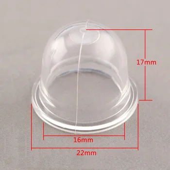 DRELD 기화기 프라이머 벌브 연료 펌프 OEM #0057003 0057004, 전기톱 송풍기 트리머 홈라이트 에코 료비 자마용, 22mm, 10 개