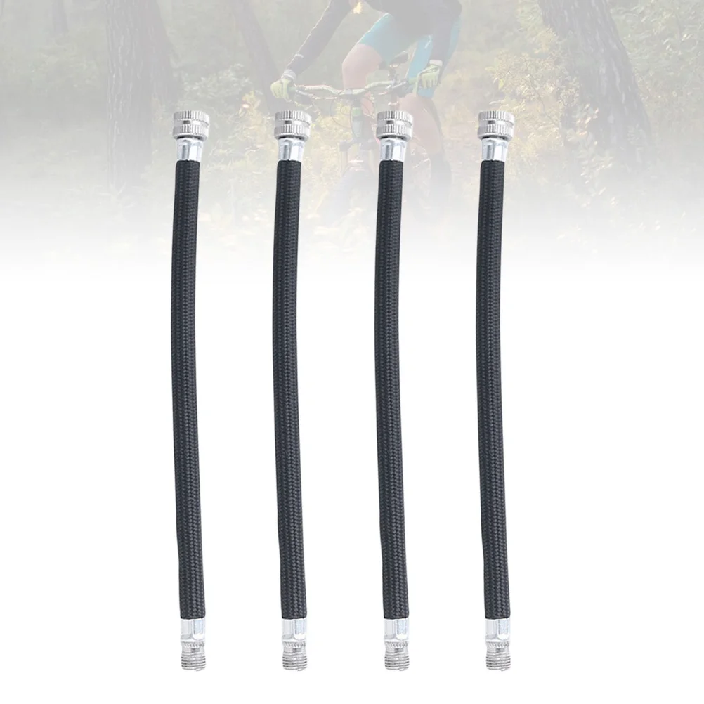

4 Pcs Extension Tube for Air Pump Suitable Nozzle Thread Connection Bike Tire Inflator Pump Accessories