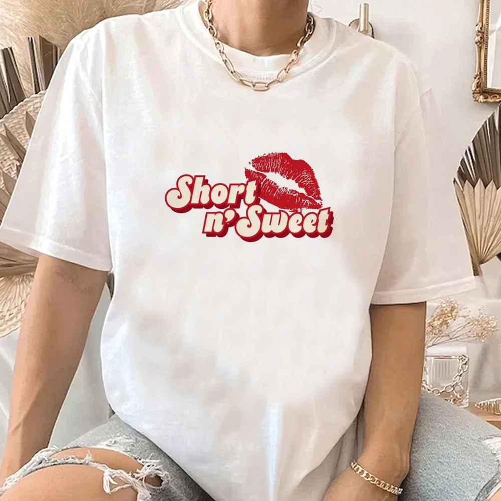 

Breathable Shirt Streetwear Kawaii Graphic Trendy Sabrina Caprenter Shirt Teen Gothic Retro Aesthetic Clothes
