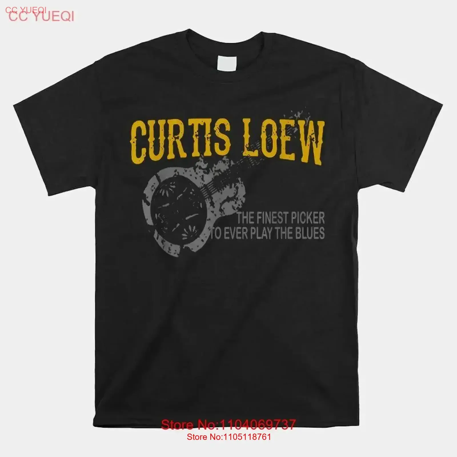 Curtis Loew The Finest Picker To Ever Play Blues camiseta talla S 5XL vintage lavado moda Unisex ropa de diseñador homme