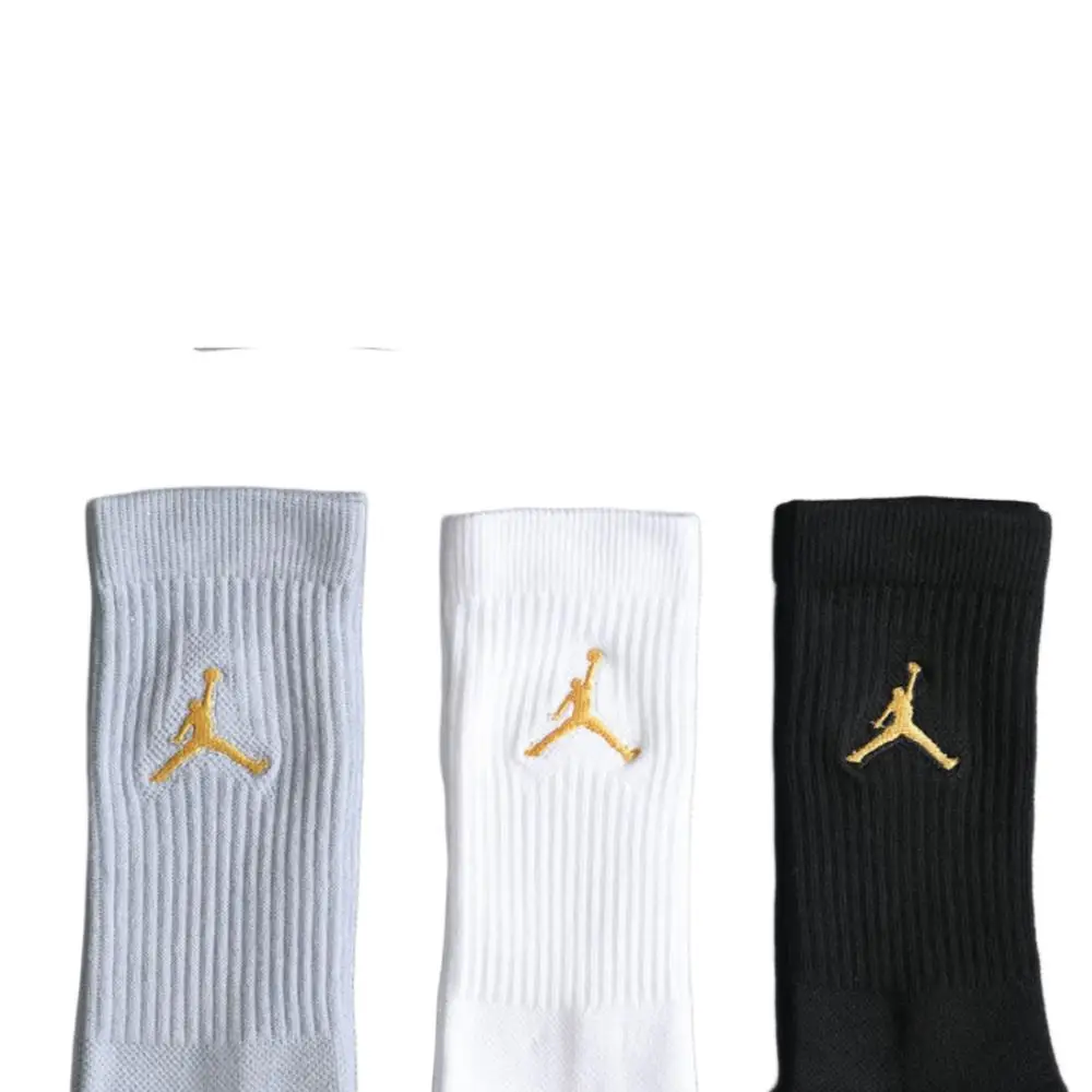 Nike Basketball Socks: AJ Jordan 3-Pack – Soft, Comfortable, Unisex Knee-High Socks, Breathable and Moisture-Wicking SX5545-915 view 5