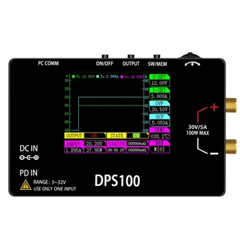 AB09-DPS100 30V 5A Portable DC Power Supply 100W Output Digital CNC Adjustable DC Stabilized Power Supply Type-C DC Input