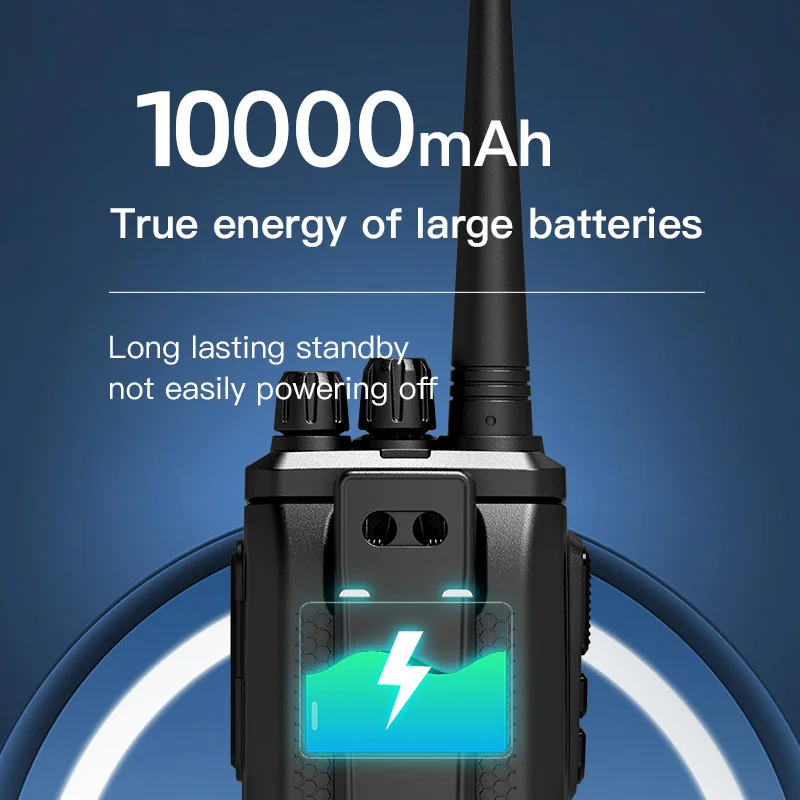 Tragbares Zwei-Wege-Walkie-Talkie MOTOLOLA V4 UHF mit erweiterter Standby-Zeit von 15 Tagen, staubdicht und langlebigem analogem Walkie-Talkie
