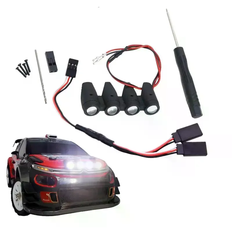 1세트 시뮬레이션 보트 라이트 스포트라이트 1/14 Mjxrc 14303 HYPER GO MJX 원격 조종 자동차 오프로드 고속 RC 자동차 트럭용