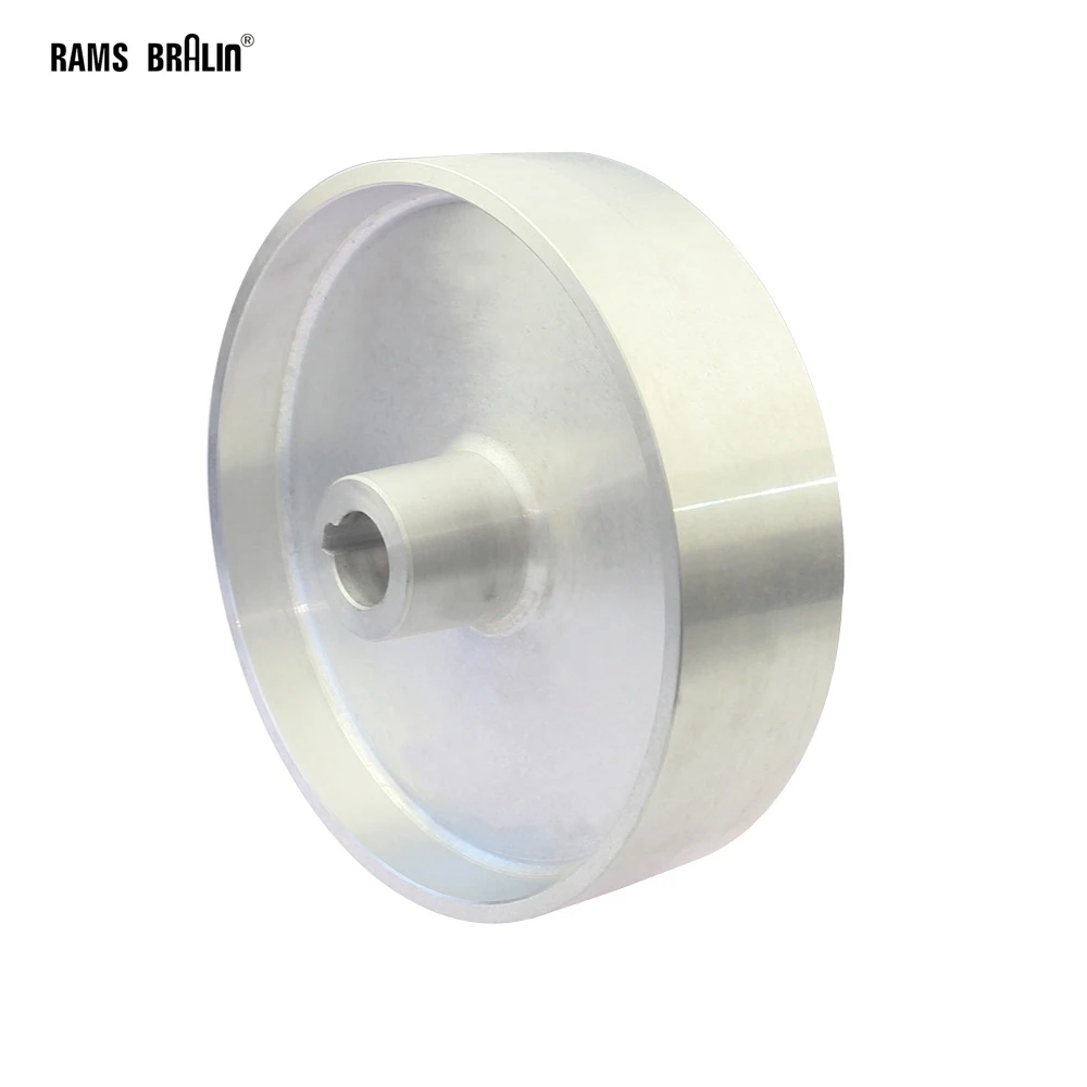 200x54x24/19mm W pełni aluminiowa szlifierka taśmowa Koło napędowe z rolką napędową z gniazdem na klucz 10x6mm