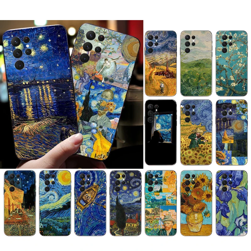 Van Gogh Painting Art Phone Case For Samsung S24 S23 S22 S21 S20 Ultra S20 S22 S21 S10E S20 FE S24 Plus