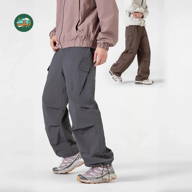 W2EJOURNEY EU US Size Luxury Quality Outdoor Casual Jogger Pants Trendy Waterproof Multiple Pockets Hiking Pants For Men Women