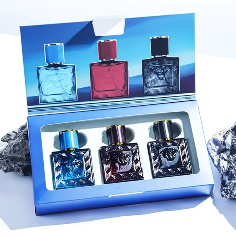 90ml Men Perfume Gift Box 3pcs Set Charming Man Colognes Lasting Fragrance Attracting Women Perfumes Hombres Originales