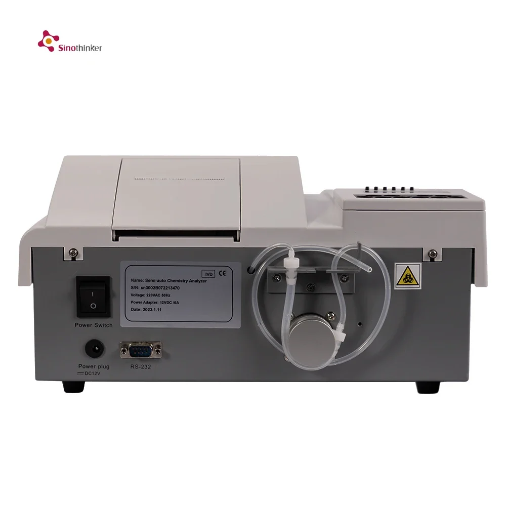 Semi Auto Clinical Chemistry Analyzer For Auto Biochemistry Analyzer Medical Cell Biology Analyzer