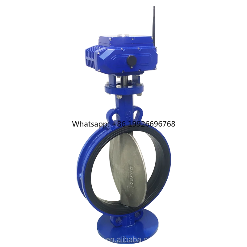 

IoT LoRa/4G Butterfly Valve Ball Valve Quarter Turn Waterproof Motorized Electric Actuator Via Cell Phone App Control
