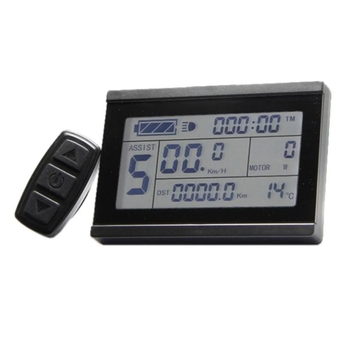 Retail! SW900 LCD Display Meter Control Panel E-Bike Electric Scooter 5 Pins SM Plug Riding Speed Time Power Display