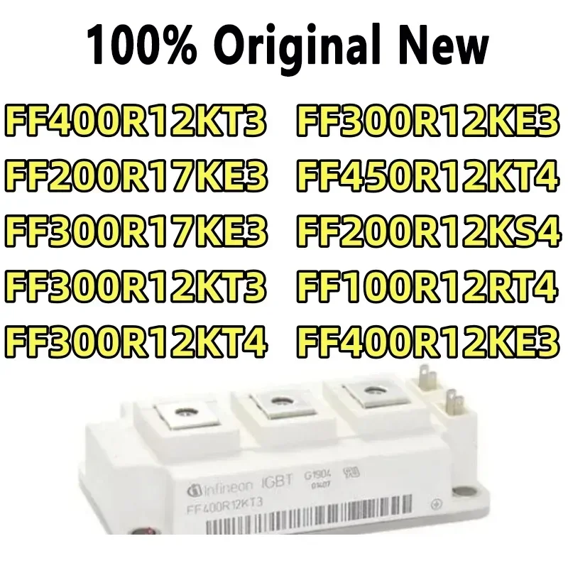 100% ทดสอบ Ff400r12kt3 Ff200r17ke3 Ff300r17ke3 Ff300r12kt3 Ff300r12kt4 Ff300r12ke3 Ff400r12ke3 Ff450r12kt4 Ff200r12ks4 Ff100r12