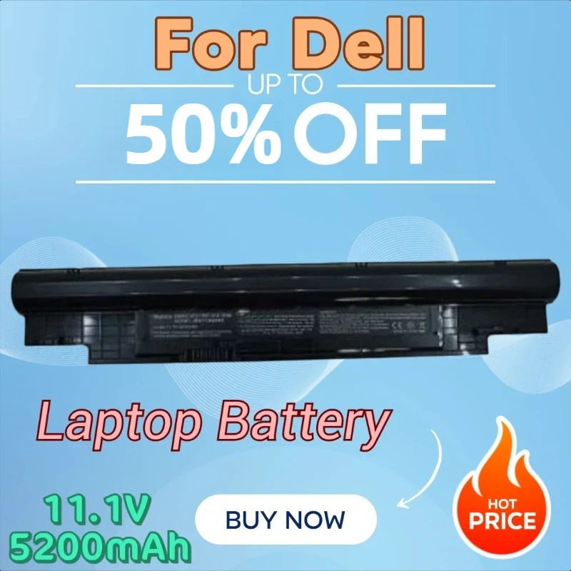 

Новый аккумулятор для ноутбука 11,1 В 5200 мАч для Dell Inspiron N311z N411z Vostro V131 V131D 268X5 312-1257 312-1258 H2XW1 H7XW1 JD41Y N2DN5