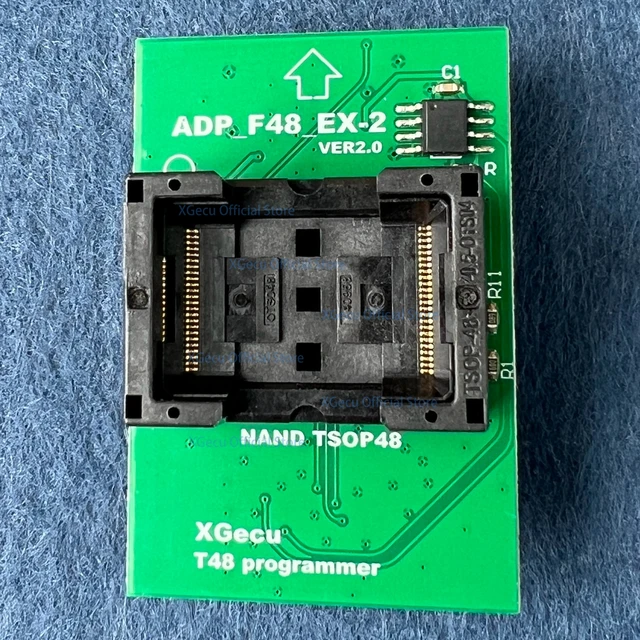 100% oryginalny XGecu V2 ADP_F48_EX-2 VER2.0 Adapter NAND TSOP48 specjalny adapter do NAND Flash tylko na programatorze T48 (TL866-3G)
