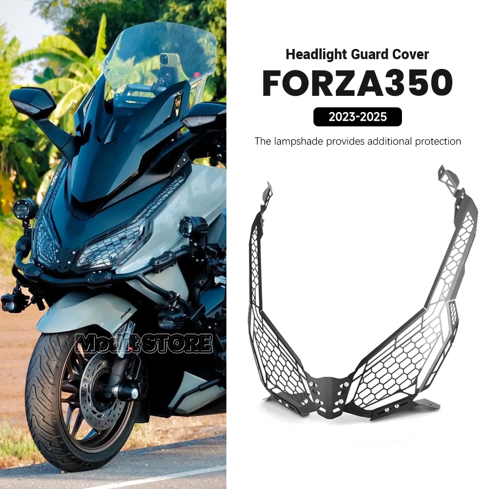 

For Honda Forza 350 Forza350 FORZA 350 NSS350 2023 2024 2025 Motorcycle Accessories Headlight Headlamp Protector Cover Grill
