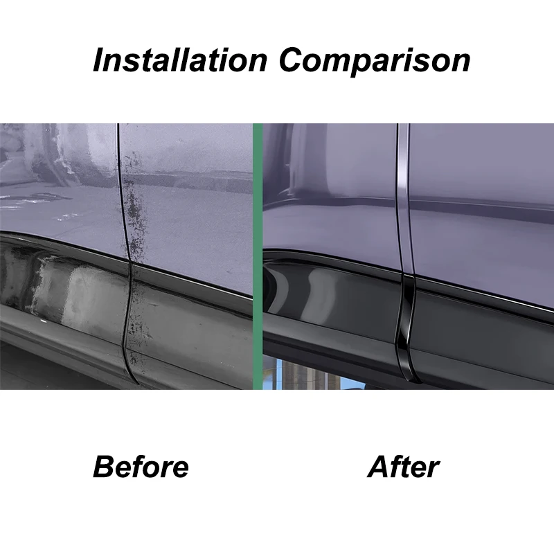 For Xiaopeng L03 MONA L03 2026 Car Door Rearview Mirror Strips Side Anti Scratch Border Stickers Accessories
