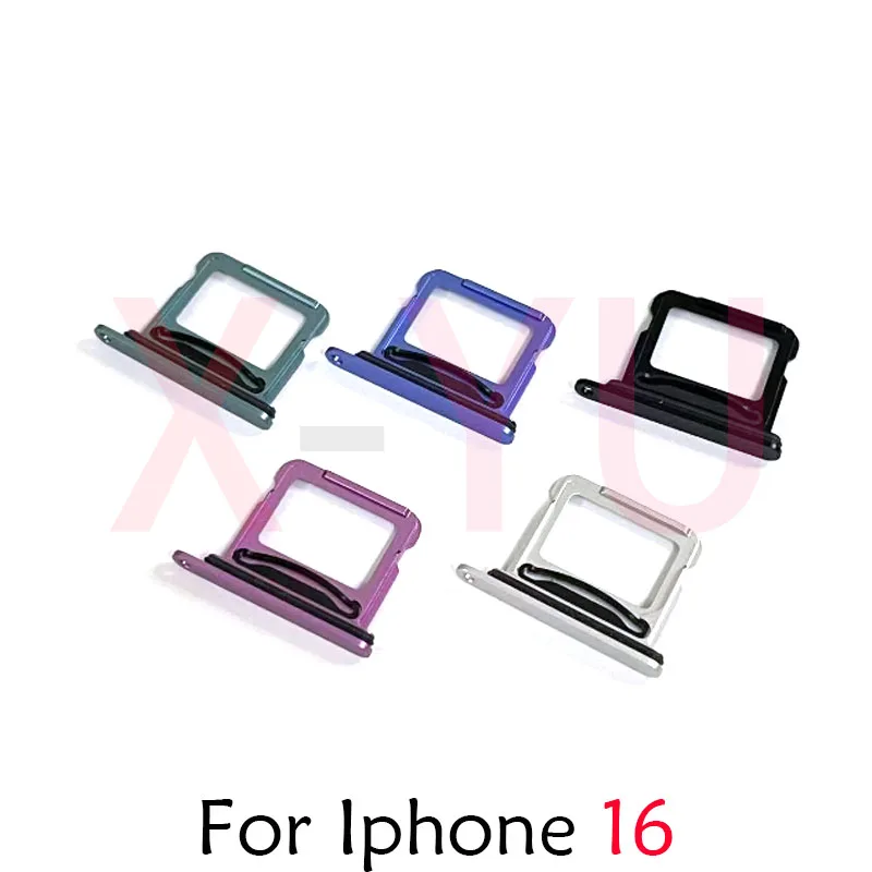 For iPhone 16 Plus Pro Max Sim & SD Card Tray Holder Slot Adapter Replacement Part