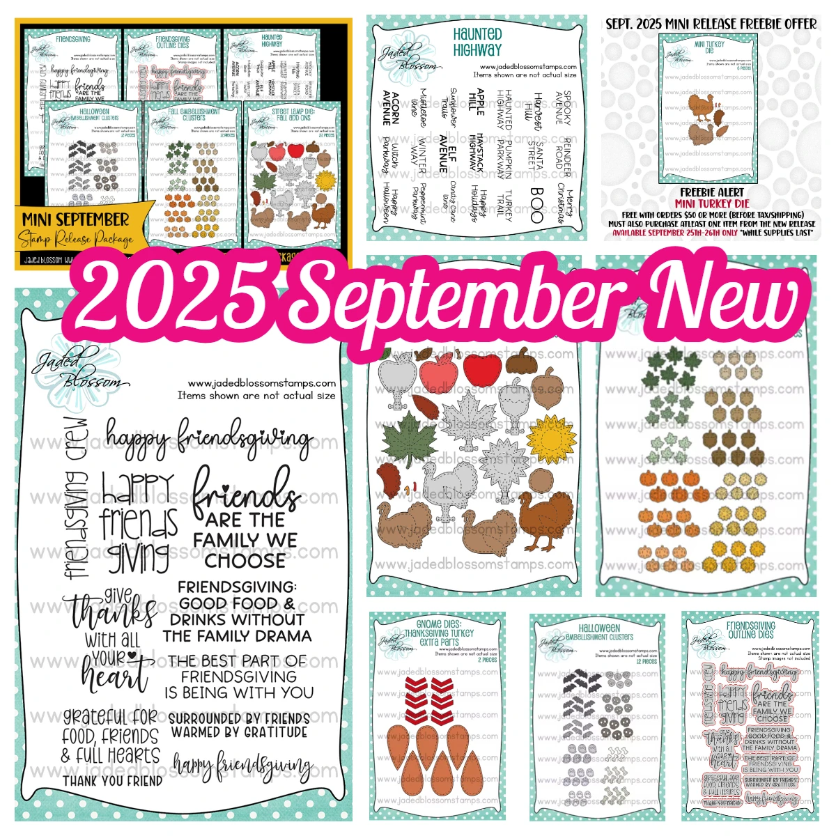 2025 الإصدار الجديد هالوين جنوم وجوه يموت: الشكر تركيا Exira أجزاء يموت DIY بها بنفسك سكرابوكينغ ختم بطاقة المنزل هدية اليدوية