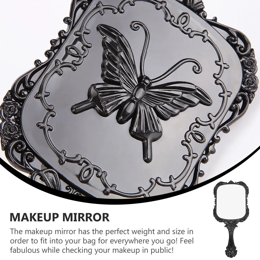 

Makeup Dresser Mirror Travel Mirror Square Beauty Mirror Handle Mirror Vanity Mirror