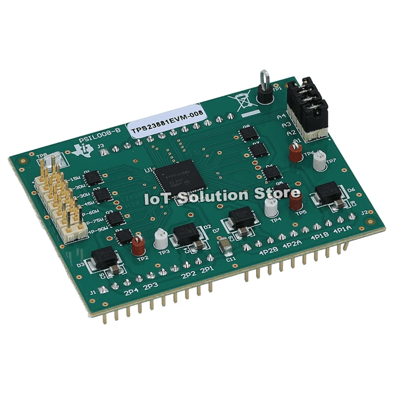 TPS23881EVM-008 TPS23881 daughter card for IEEE 802.3bt ready PoE PSE applications TPS23881EVM 008