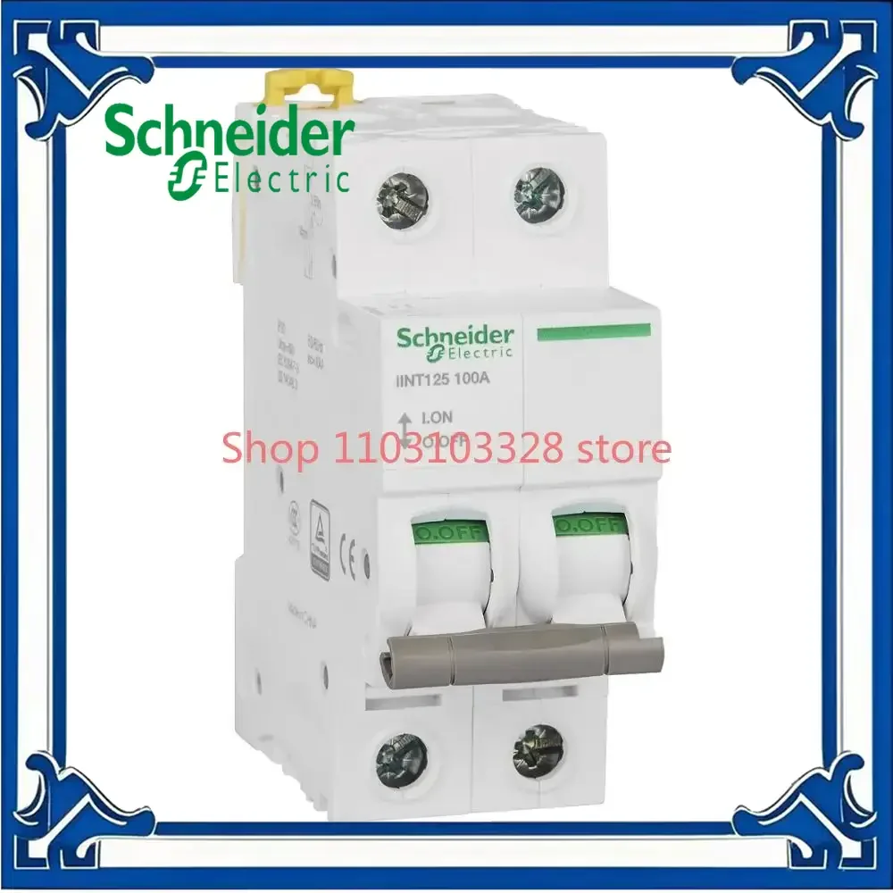 

SchneiderOriginal Export IINT125 Isolation Switch , 2P , Rated Working Current 100A 400VAC 50 / 60H 5ka Single Isolated Switch A