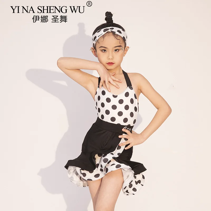 robe-de-danse-latine-pour-filles-design-a-pois-costume-de-samba-salsa-cha-cha-rumba-tango-tenue-de-spectacle-de-competition-pour-enfants