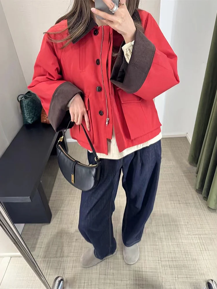 

Nordic Sle, женский хлопковый жилет Jaet, осень-зима, свободный крой, длинный све, на пуговицах, с лацканами, вельветовый дизайн