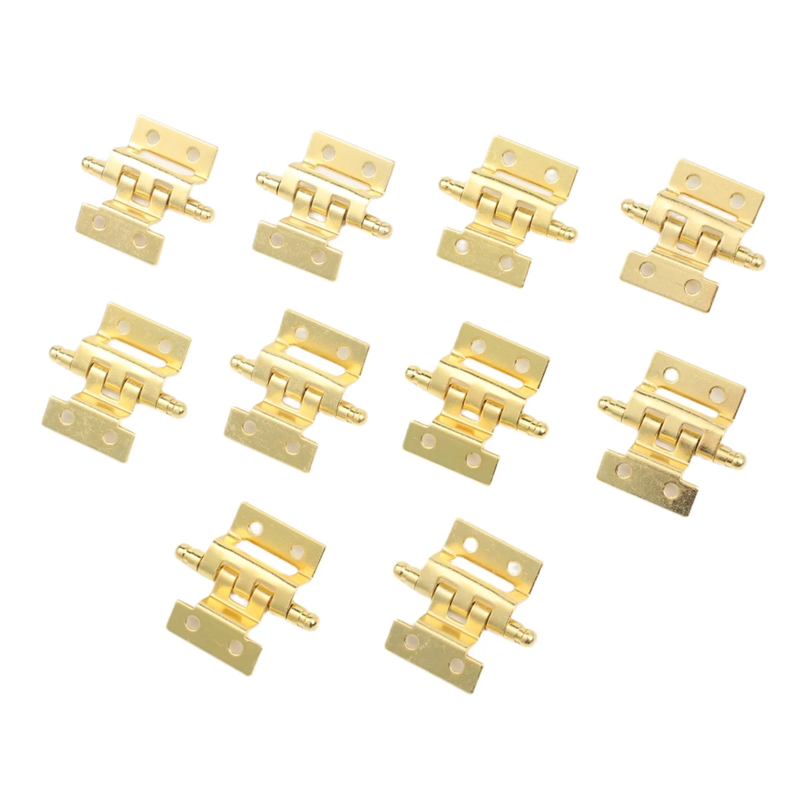 10PCS Decorative Folding Hinges for Jewelry Boxes and Vintage Furniture Reliable Choice for Various Applications