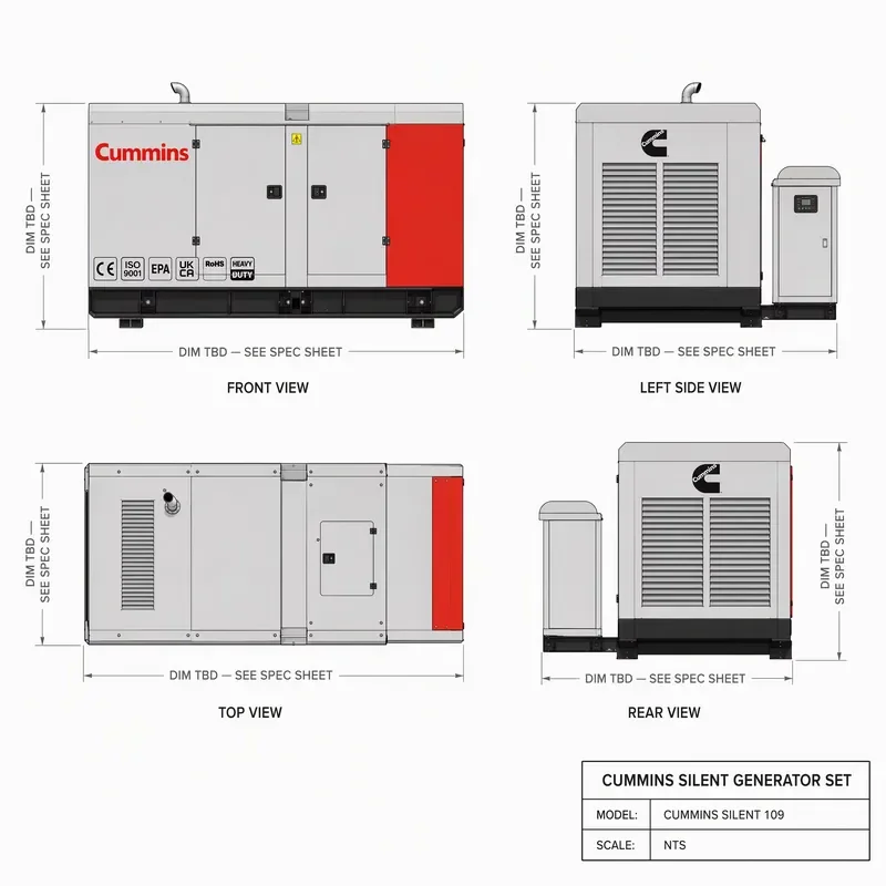 Silent 5kW 10kW Generator Electric Start Single Phase 220V 380V Industrial Backup Power Generator for Home Factory Use