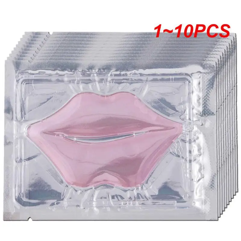 1~10PCS Collagen Lip Mask Moisturizing Anti Wrinkle Nourishing Beauty lips Care Labial Moisturizer Lip Patches Gel Pads Skin