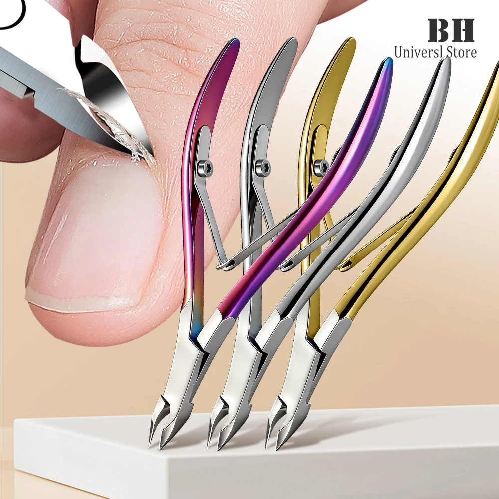 

1 шт. Профессиональные кусачки для кутикулы, ножницы для кутикулы, инструмент для обрезки ногтей из нержавеющей стали, маникюрные кусачки-плоскогубцы