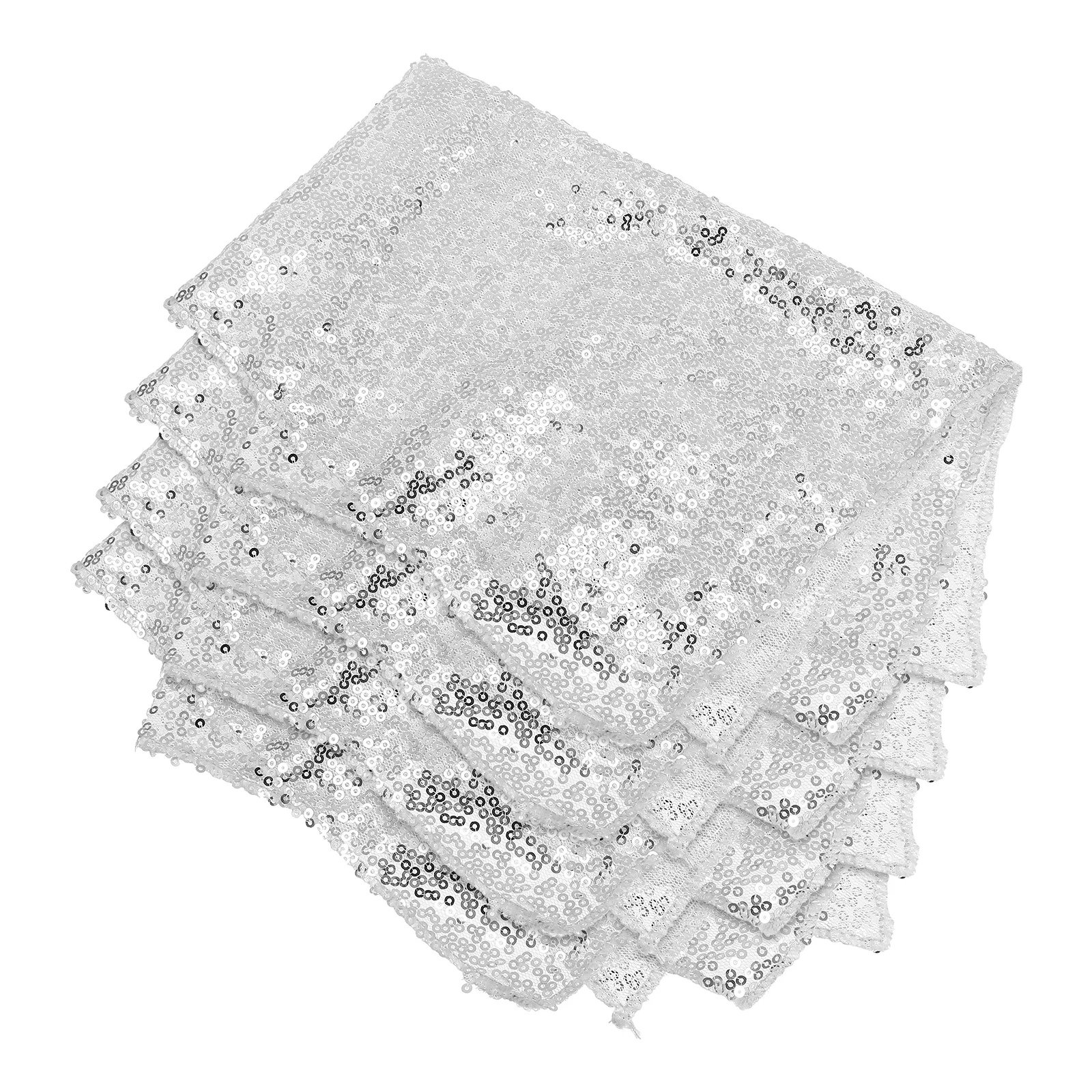 4pcs Polyester Placemats Non-Slip Washable Dining Table Mats Reusable Waterproof Tableware Mat For Home Restaurant Family Buffet