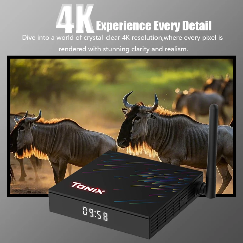 

TANIX TX68 Android 12 Smart TV Box AV1 Allwinner H618 Wi-Fi 6 4K HD 2.4G&5G Wi-Fi 2G16G ТВ-приставка 4G32G Медиаплеер 4G64G