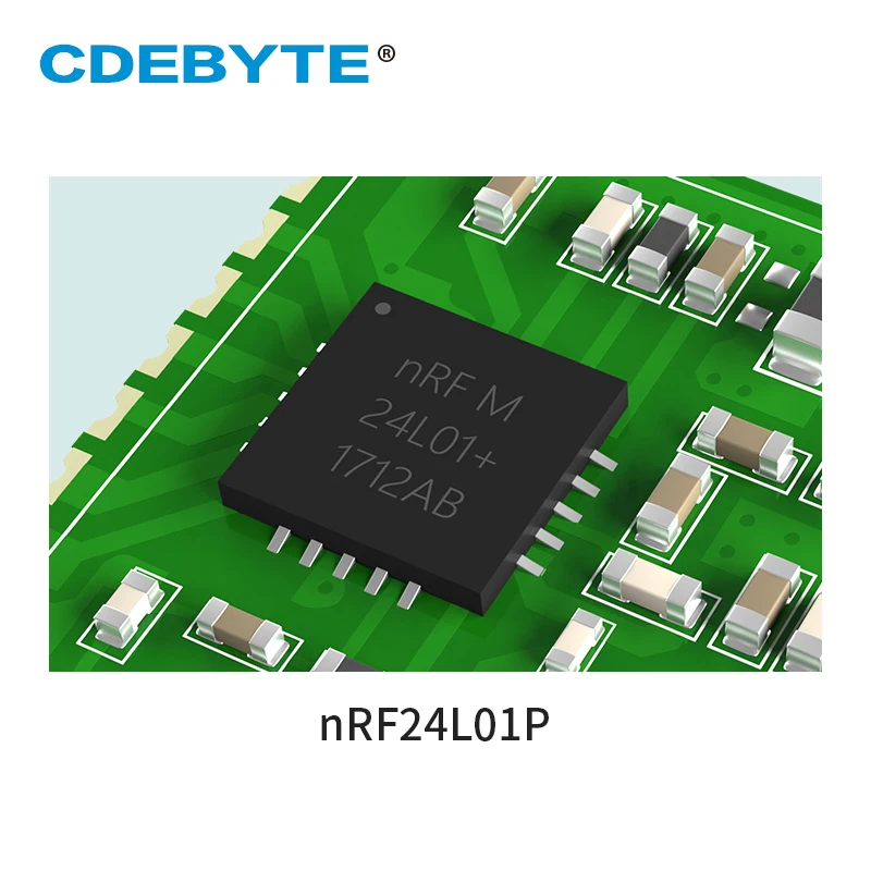 CDEBYTE E01-2G4M27SX nRF24L01P 2.4GHz internal PA LNA 4km SMD 27dbm GFSK SPI wireless module