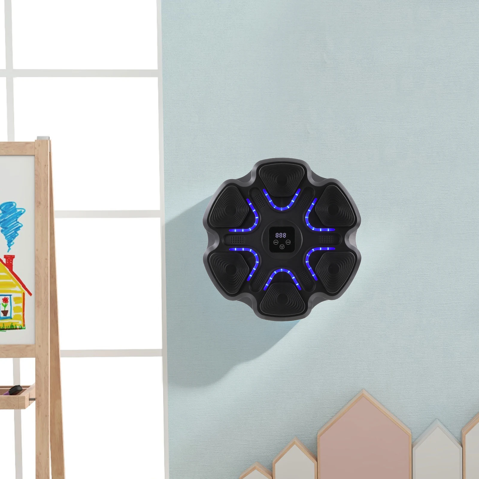 Hexagonal Punching Trainer, Bluetooth Smart Musical Boxing Target , Boxing Targets Workout Machine for Kids and Adults - view 6