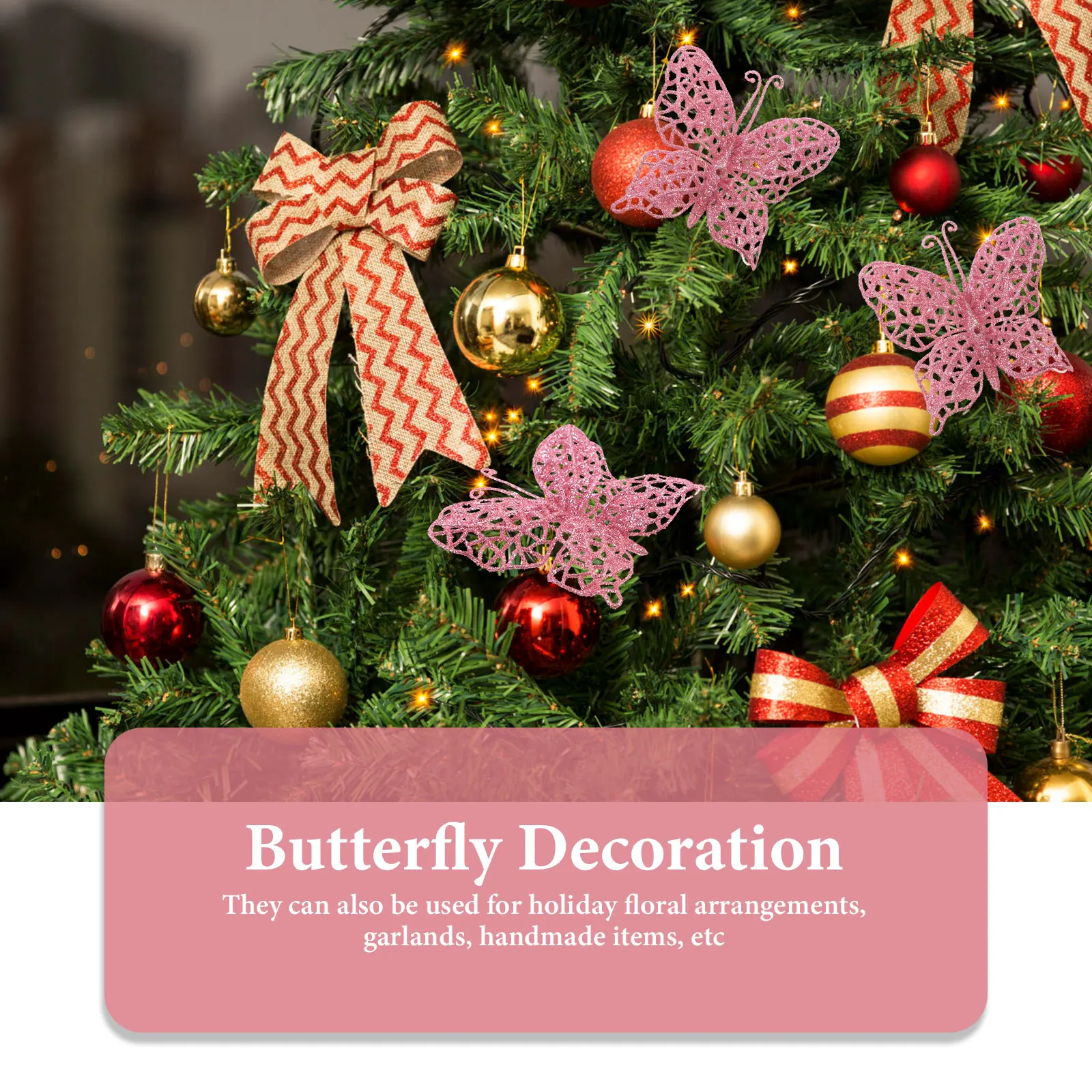 

36 Pcs Cute Room Decor Butterfly Decoration Decorations for Party Small Plastic Themed Elements Vacation