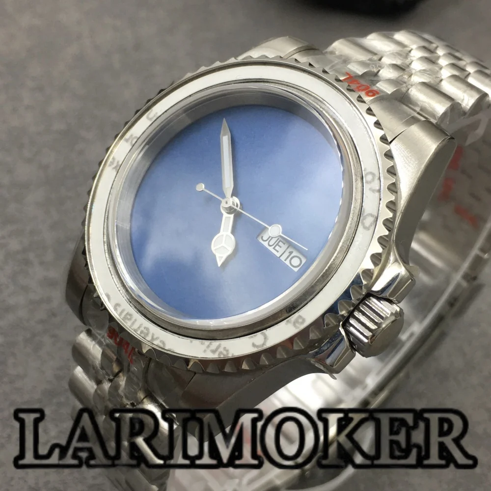 LARIMOKER 41mm Diving Automatic Mechanical Men's watches NH36 Movement Ceramic Bezel Waterproof Date Stainless Steel Watch