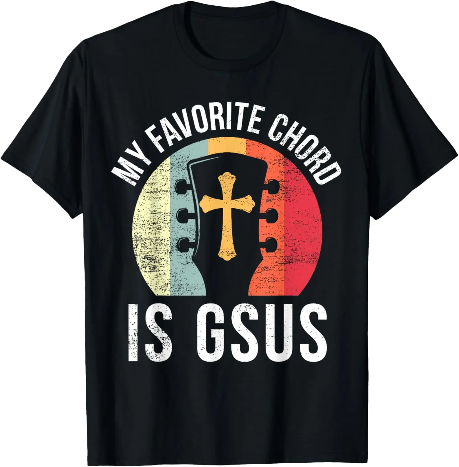 Christian Guitar Player Jesus My Favorite Chord Guitarist T-Shirt