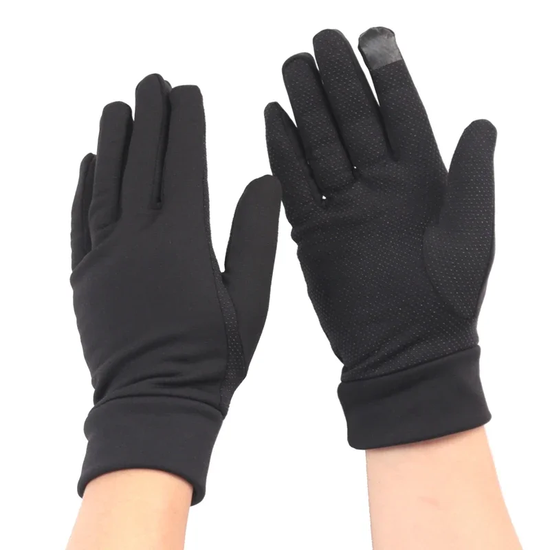 Guantes elásticos para hombre y mujer, guantes para conducir, ciclismo, invierno, deportes al aire libre, útil, guantes de trabajo antideslizantes