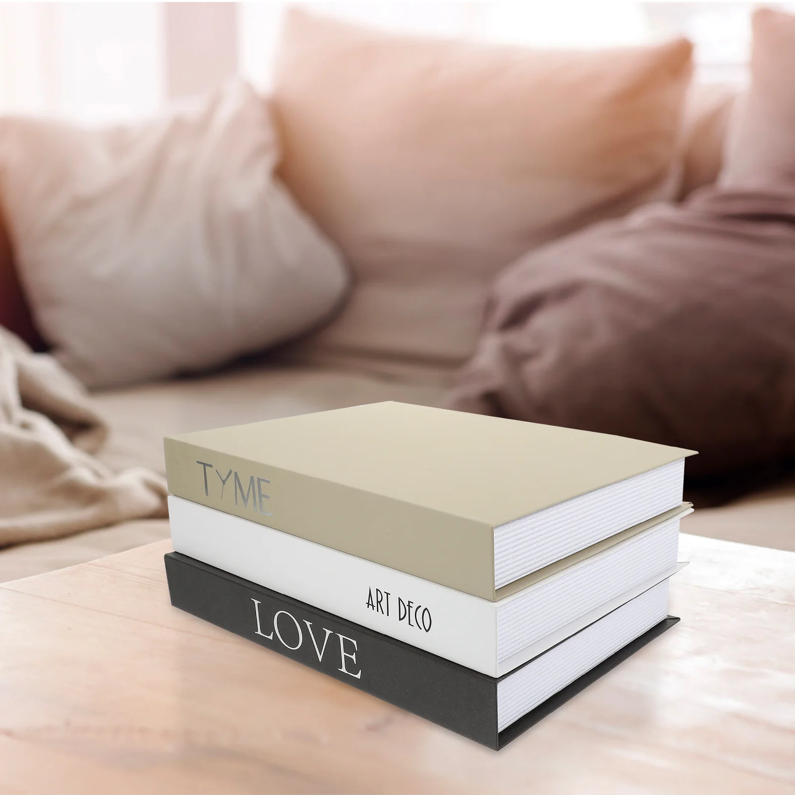 

3 Pcs Imitation Book Decoration Simulation Bookends Paper Jam Tabletop Crafts Adornment Office Retro