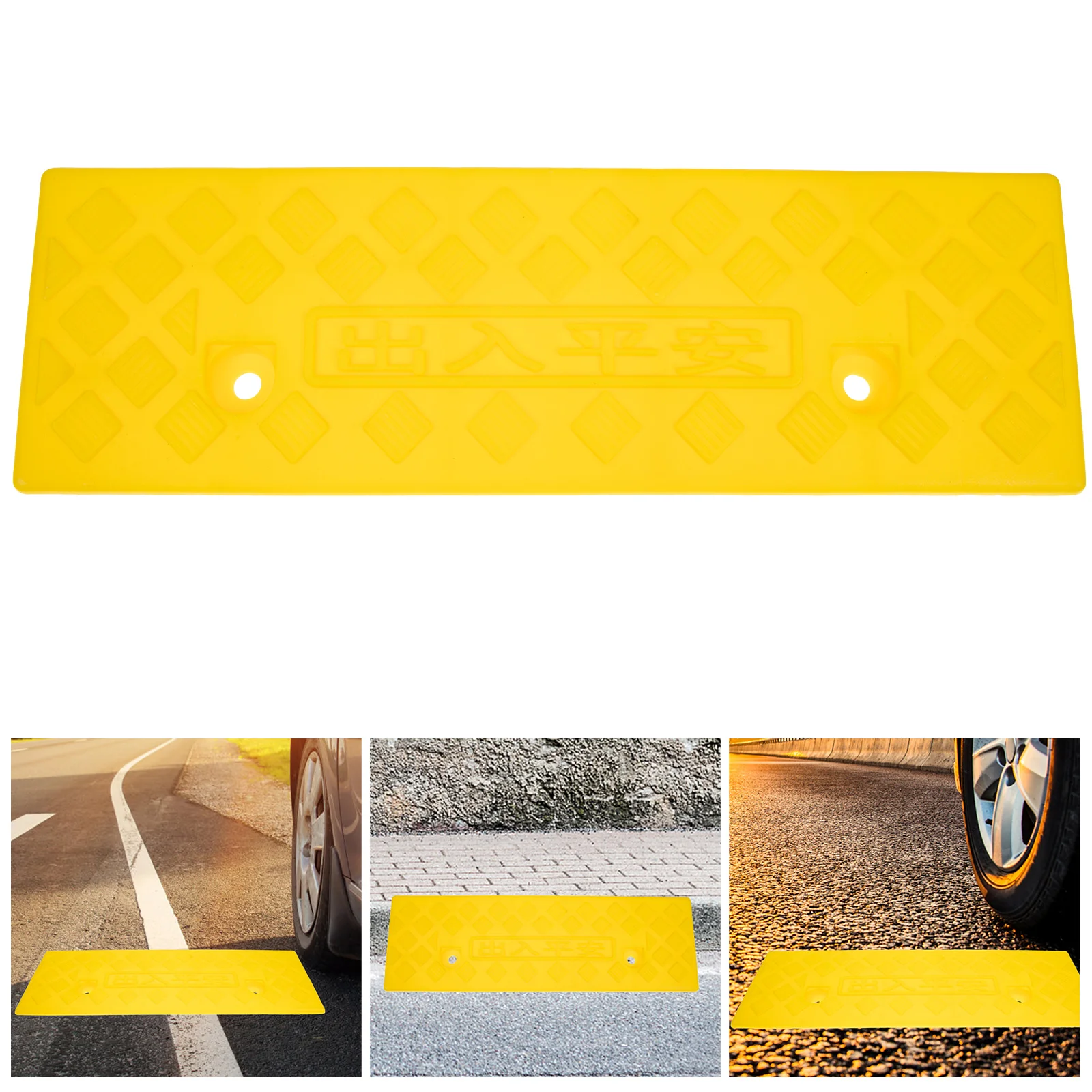 Step Mat Slope Ramp Truck Curb Garage Rubber Heavy Duty Car Automatic Motorcycle Rampas